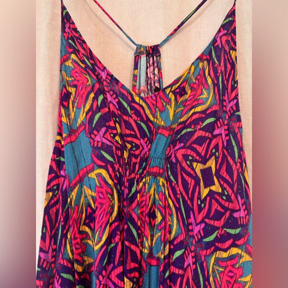 ASTR the Label Blue Purple Geometric High-Low Midi Dress - Similar to Size XS/S - Picture 2 of 8